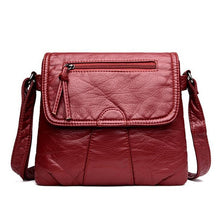 Load image into Gallery viewer, Crossbody Soft PU Leather Shoulder Bag
