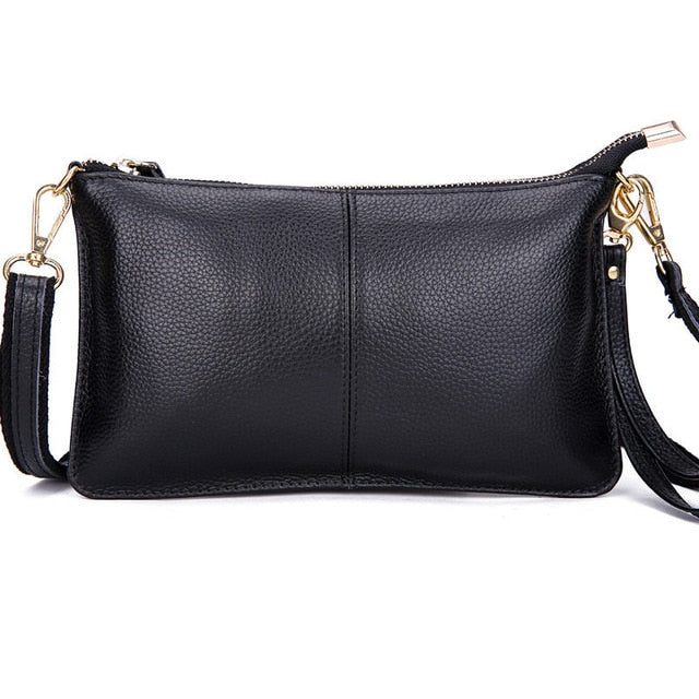 Leather Day Clutch