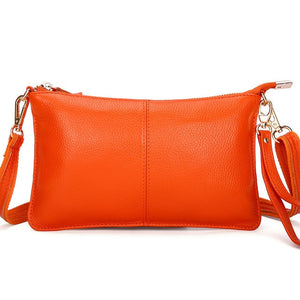 Leather Day Clutch